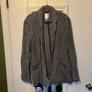 Lauren Conrad gingham blazer